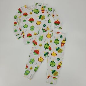 Angel Dear Pajama Set Christmas Holiday Ornaments Bamboo Baby Size 12-18mo NWOT